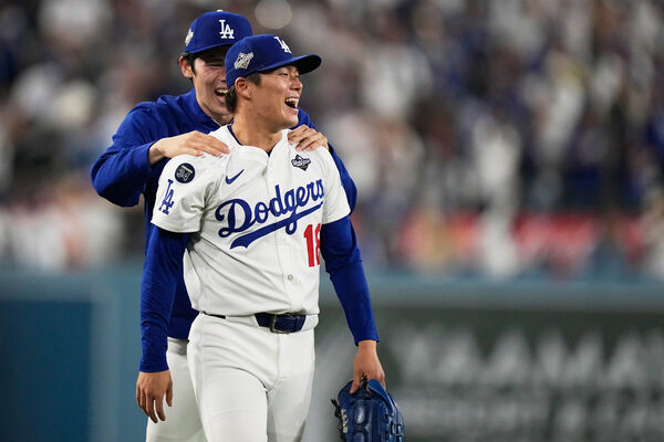 d8466778-3 ▲▼洛杉磯道奇大谷翔平、山本由伸、佐佐木朗希 。(圖/達志影像/美聯社)