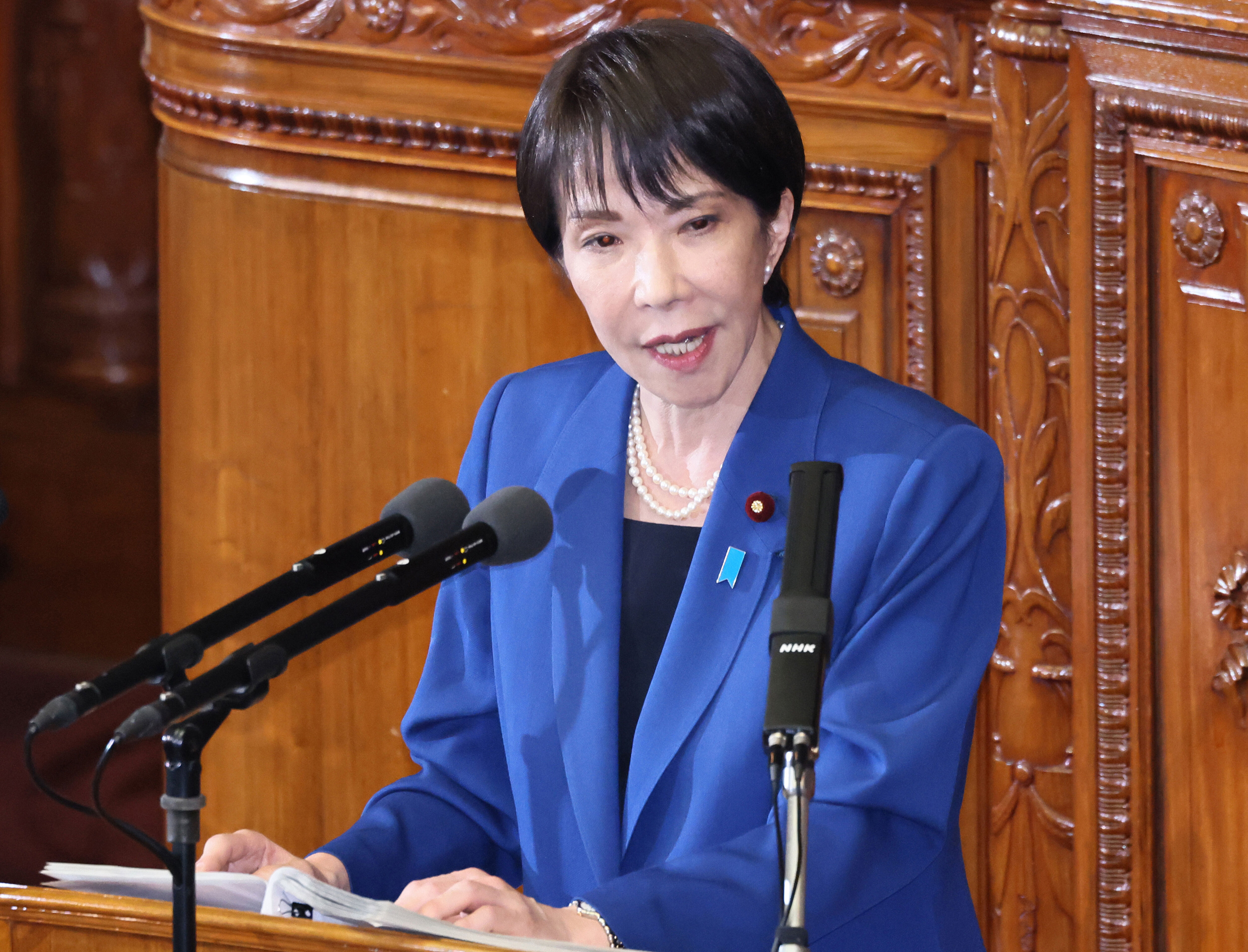 ▲▼日本首相高市早苗24日下午在參眾兩院首次發表施政方針演說。（圖／達志影像／美聯社）