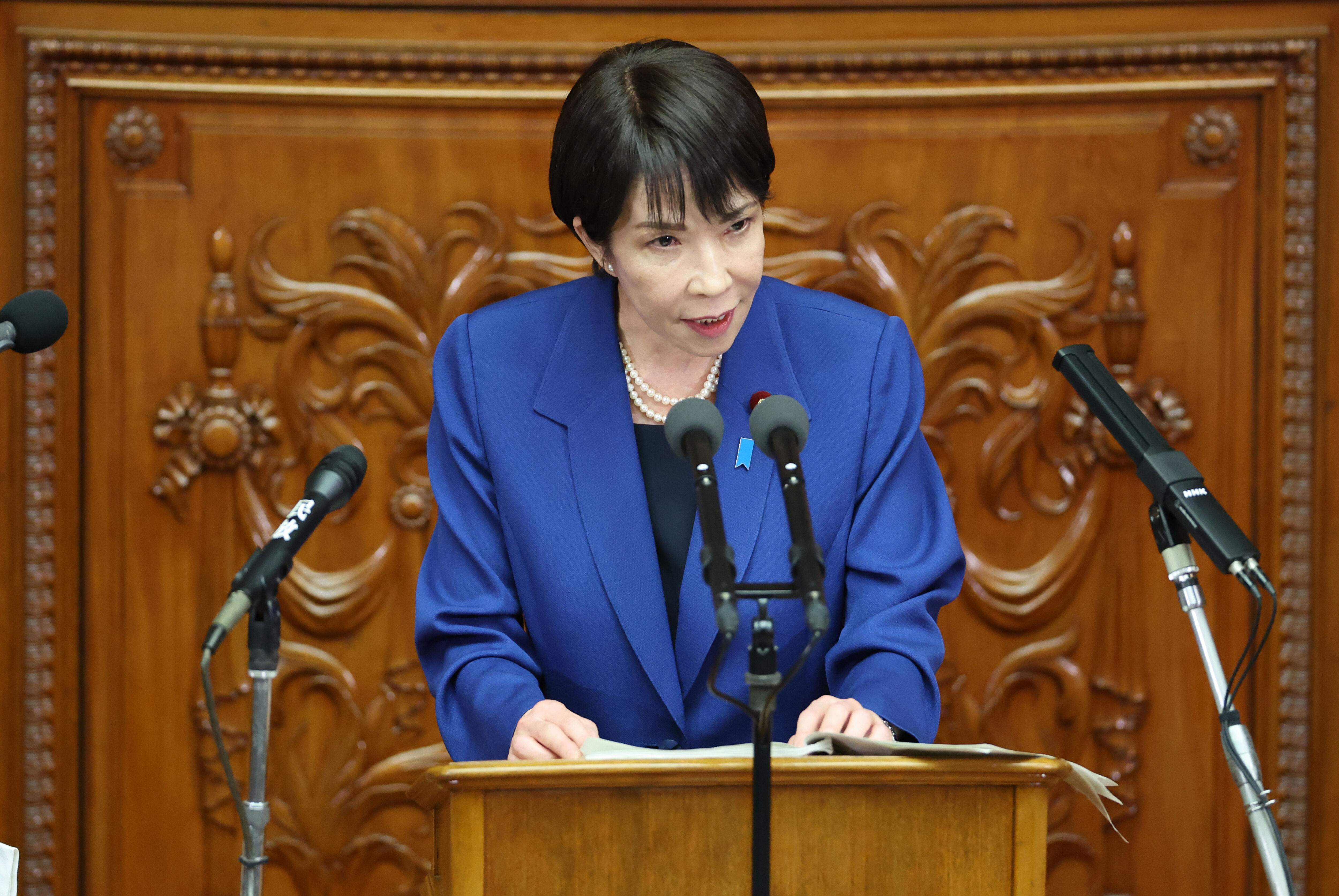 ▲▼日本首相高市早苗24日下午在參眾兩院首次發表施政方針演說。（圖／達志影像／美聯社）