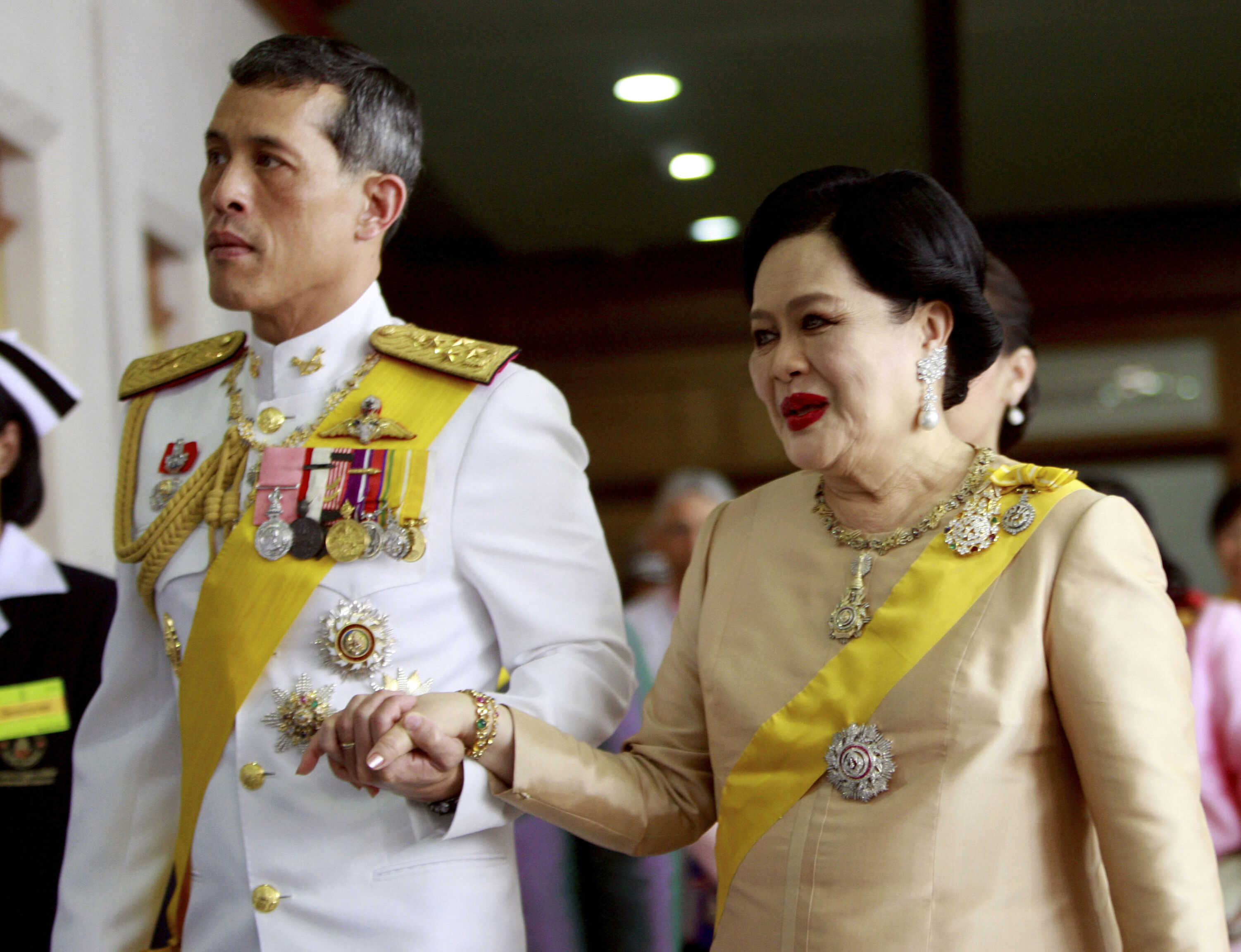 ▲▼泰國王太后詩麗吉（Queen Sirikit）病逝，享壽93歲。（圖／達志影像／美聯社）