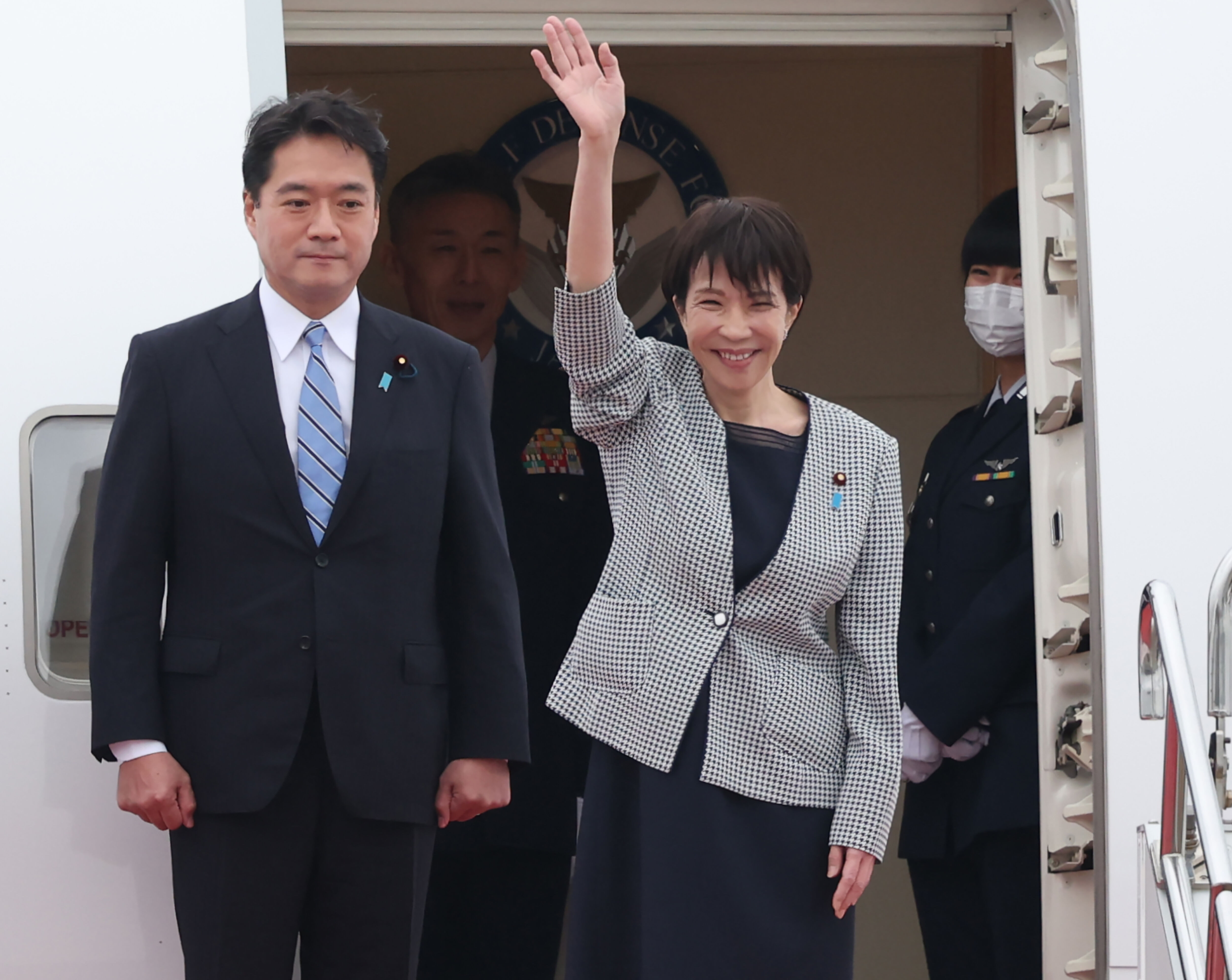 ▲▼日本首相高市早苗25日搭乘專機飛往馬來西亞，是首次以首相身分出訪。（圖／達志影像／美聯社）