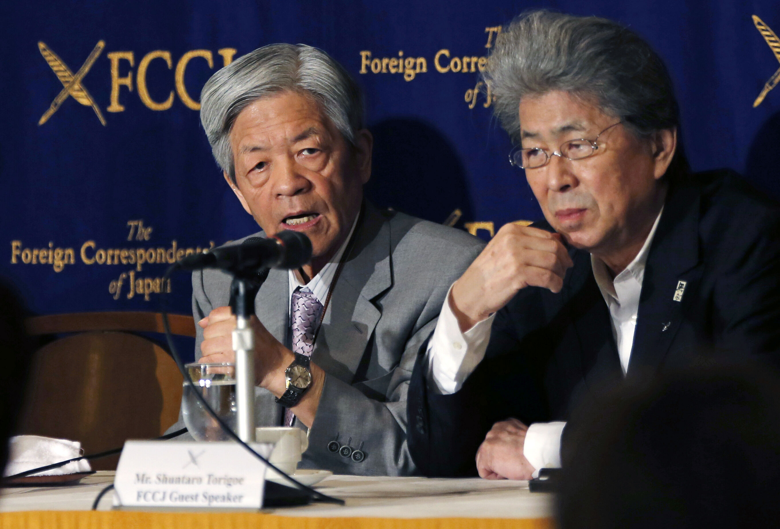 ▲▼日本現年91歲的知名媒體人田原總一郎（左）。（圖／達志影像／美聯社）