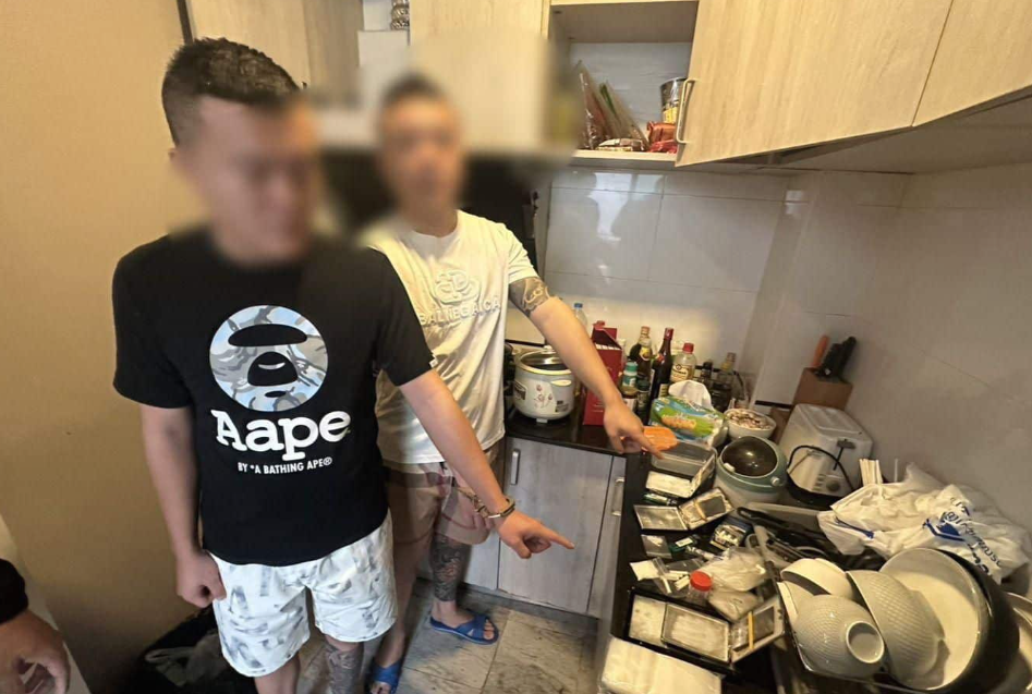 8470710-1 ▲▼ 2台男「泰國豪宅藏毒」被逮!買K他命、笑氣爽開毒趴 被逮畫面曝。(圖/翻攝自芭達雅新聞)