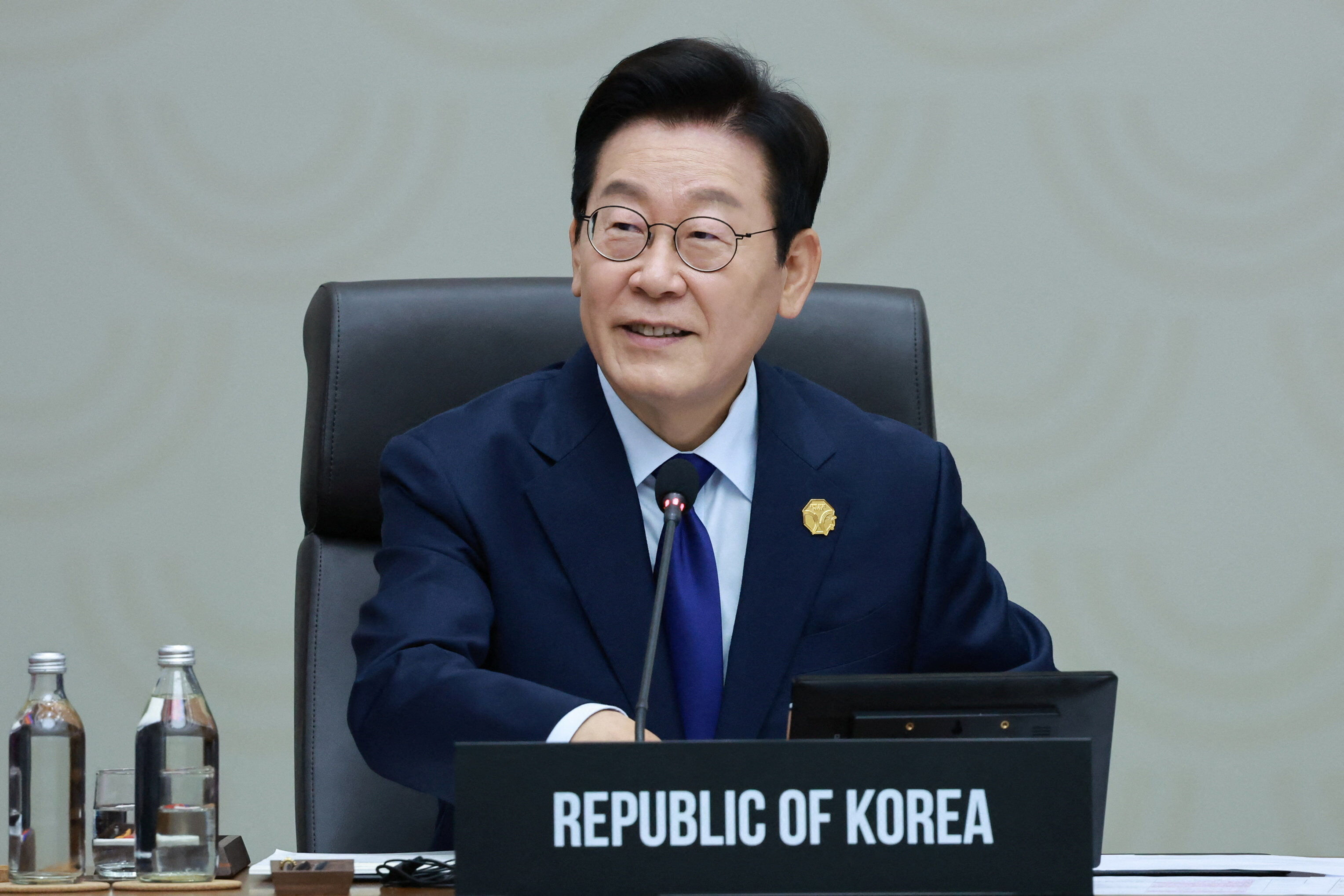 ▲▼南韓總統李在明31日主持APEC峰會。（圖／路透）