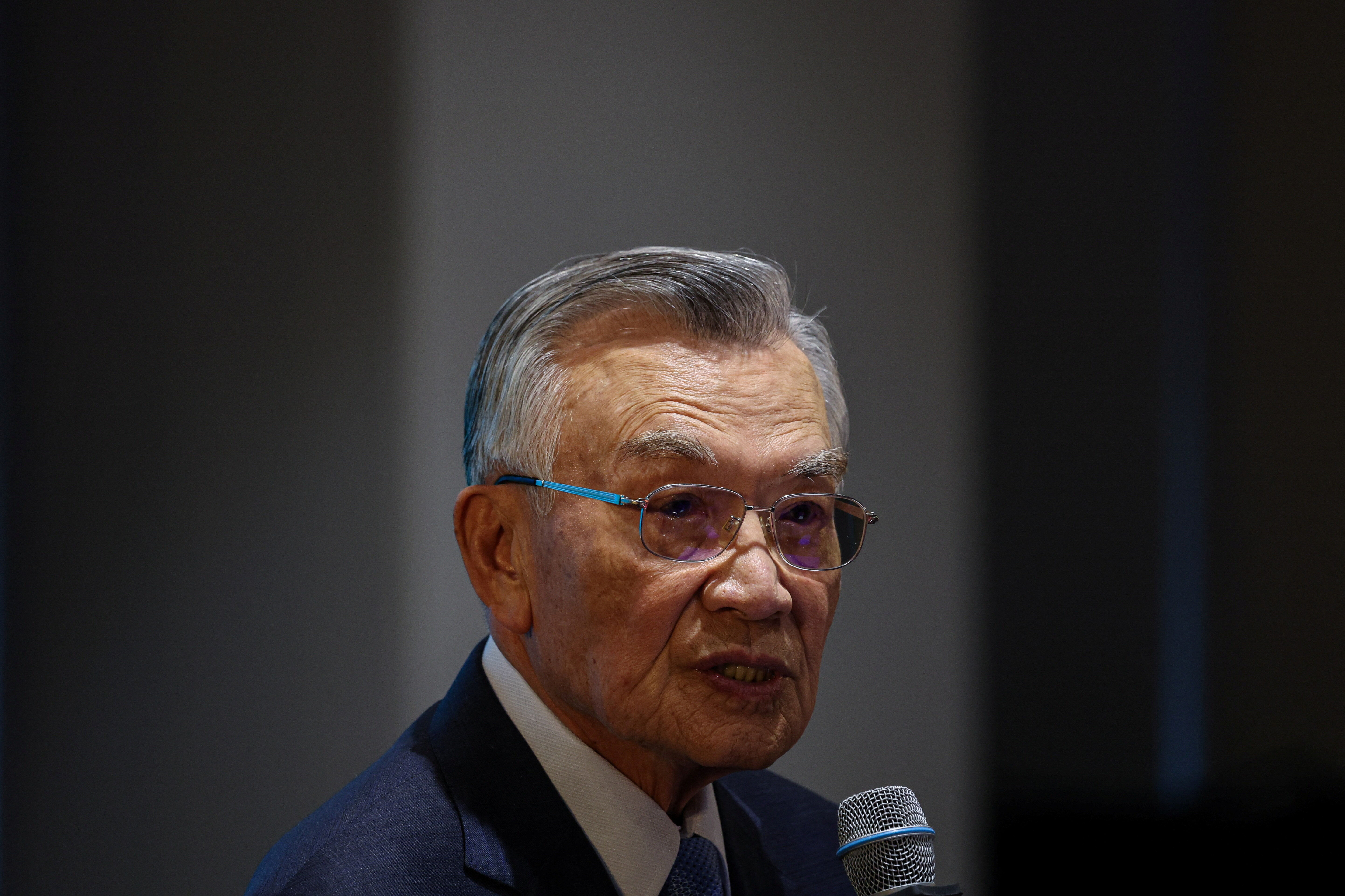 ▲▼2025年亞太經濟合作（APEC）經濟領袖會議（AELM）台灣領袖代表林信義      。（圖／路透）