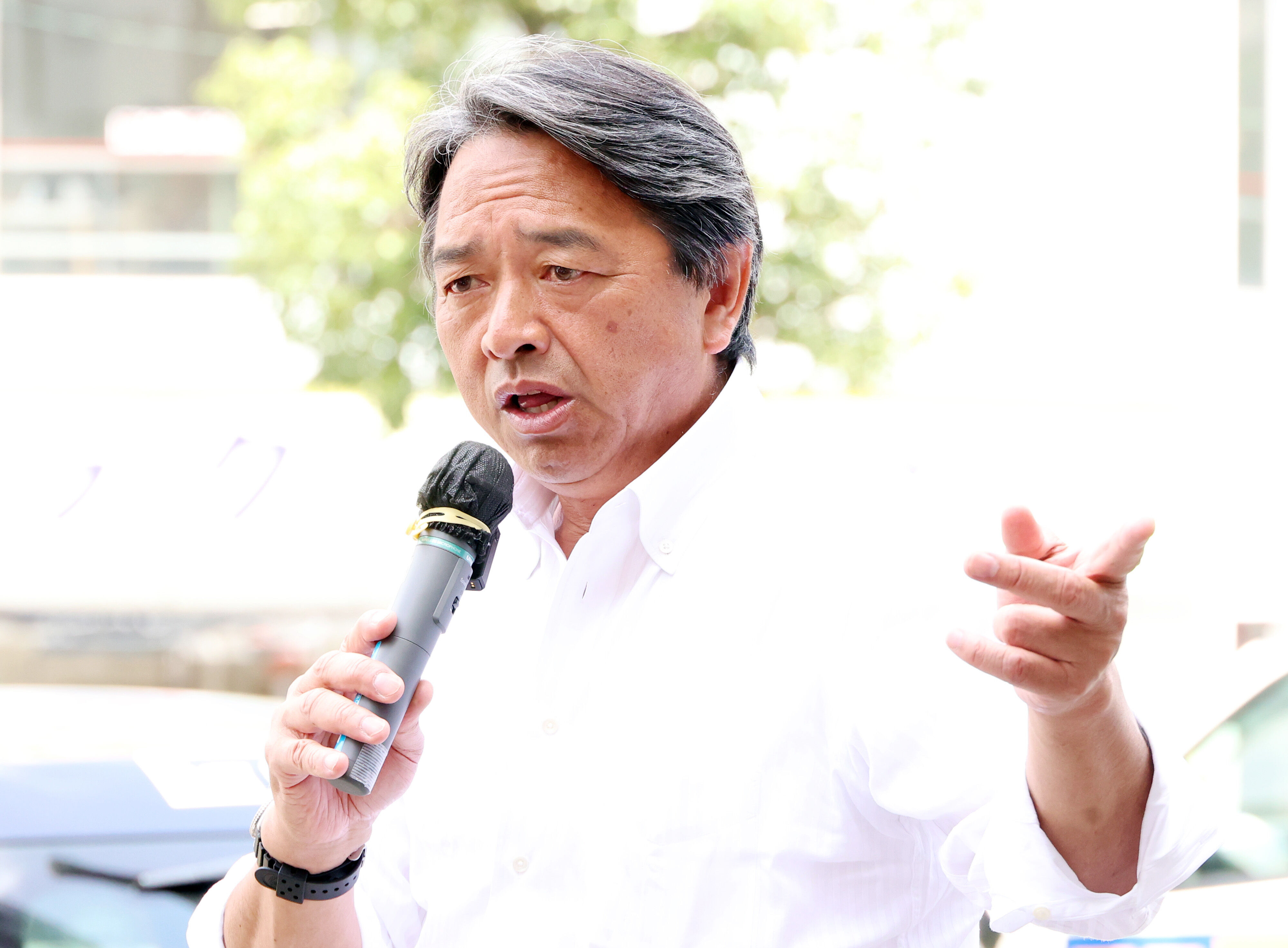 8515031-1 ▲▼日本國民民主黨幹事長榛葉賀津也。(圖/達志影像)