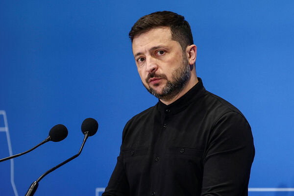 ▲▼烏克蘭總統澤倫斯基（Volodymyr Zelenskyy）。（圖／路透）