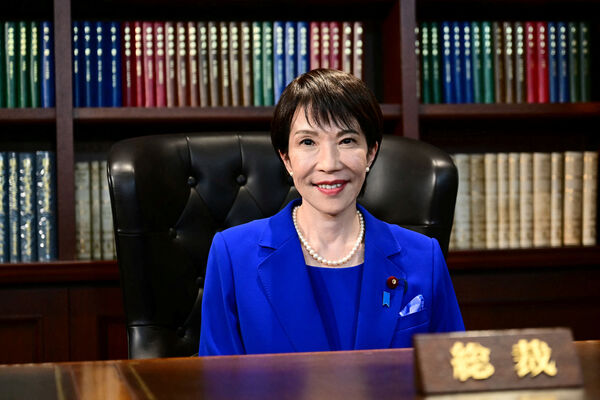 ▲▼日本資深國會議員高市早苗當選自民黨總裁（黨主席）後，有望成為日本史上第一位女首相。（圖／路透）