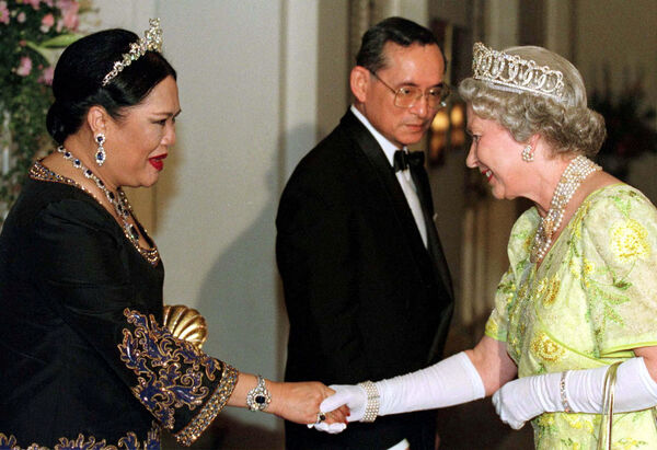 d8462338-1 ▲▼泰國王太后詩麗吉(Queen Sirikit)病逝,享壽93歲。(圖/路透)