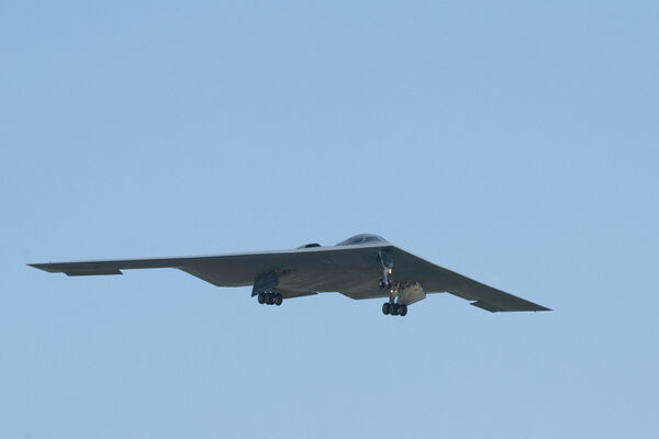▲▼ 美國空軍B-2幽靈匿蹤轟炸機。（圖／路透）