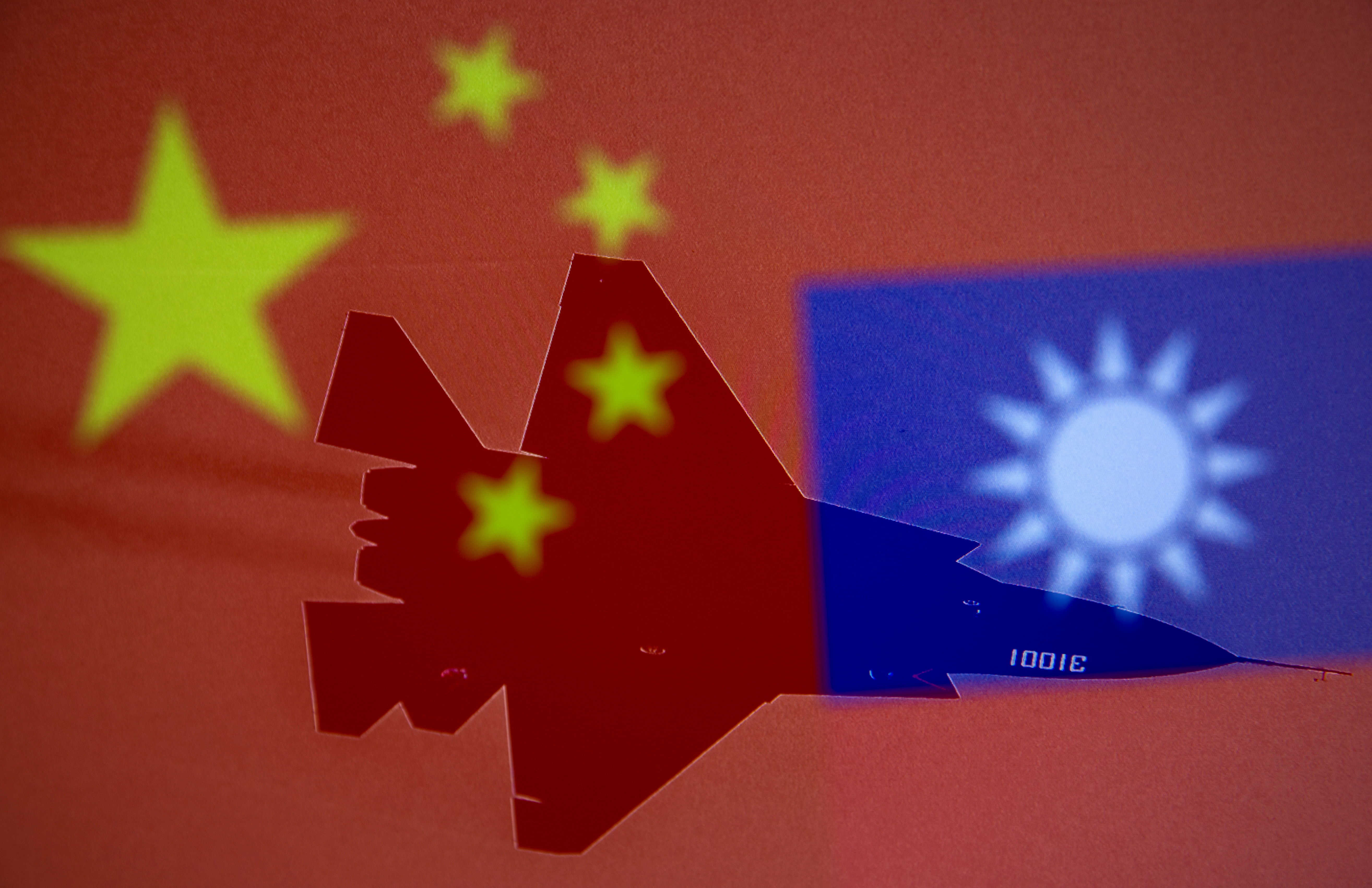 5919223 ▲▼共機擾台示意圖。(圖/路透)