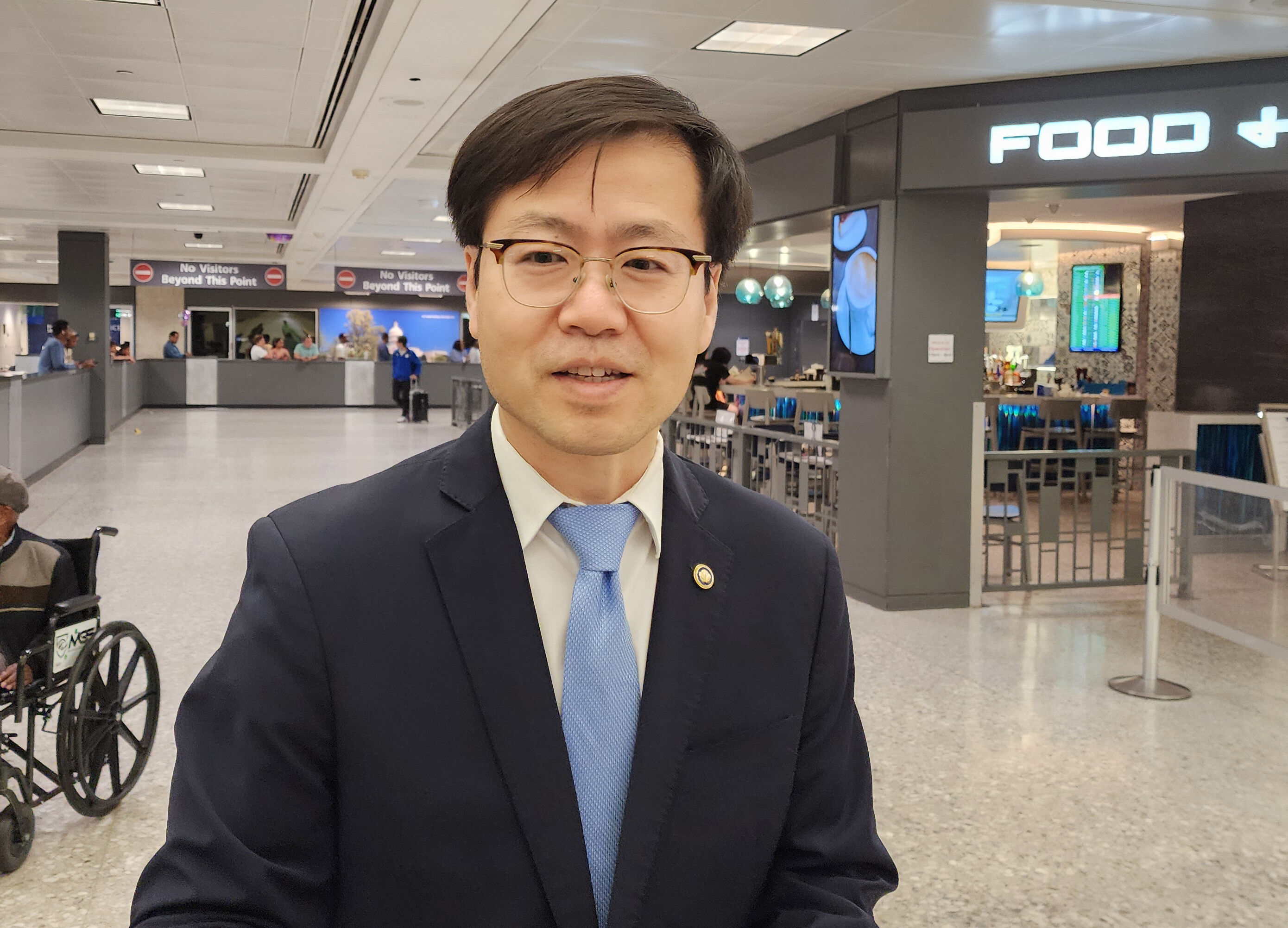 ▲▼南韓產業通商資源部通商交涉本部長呂翰九抵達華府，參與和美方的關稅談判。（圖／達志影像／newscom）