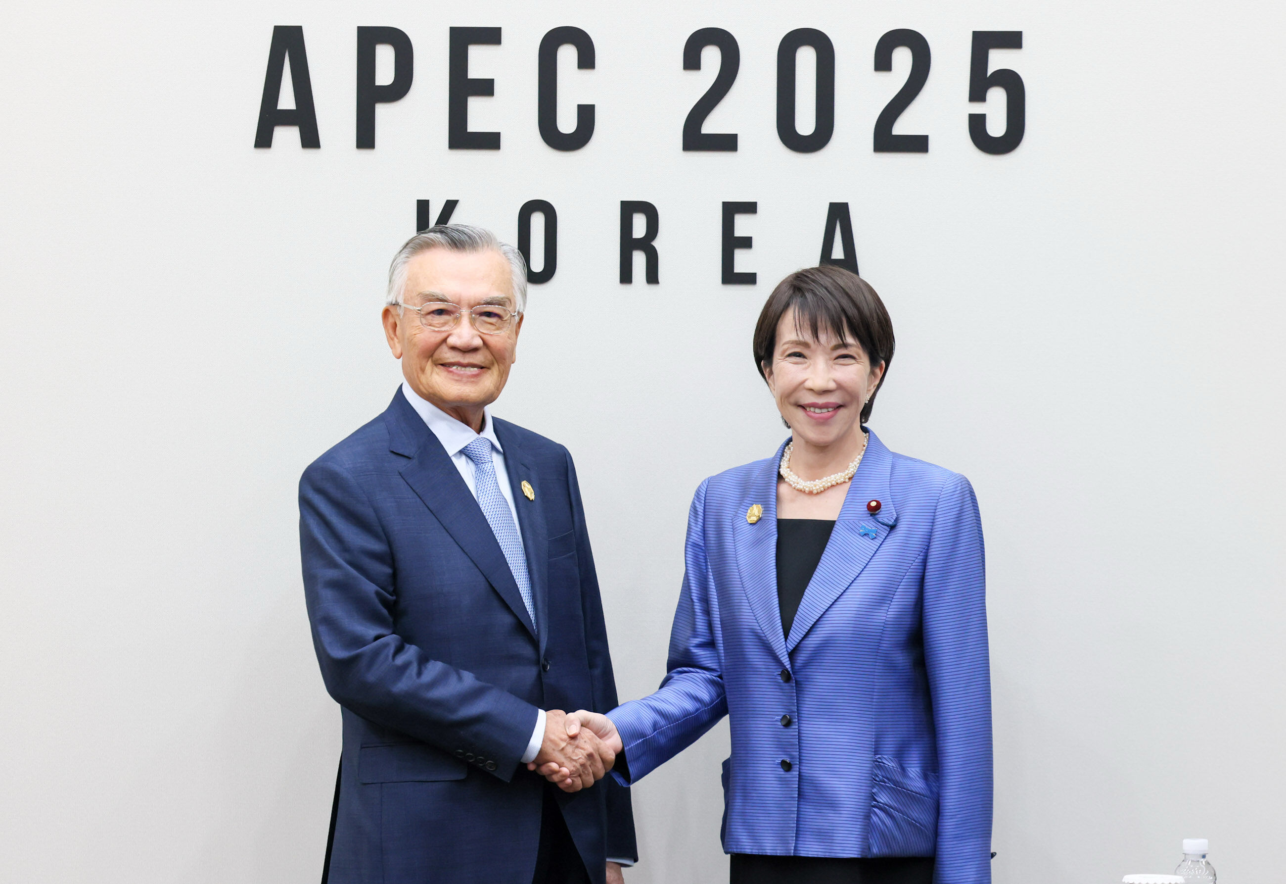 ▲▼高市早苗與林信義見面，發文表示希望日本與台灣之間的務實合作能夠深化。（圖／翻攝自X／高市早苗）