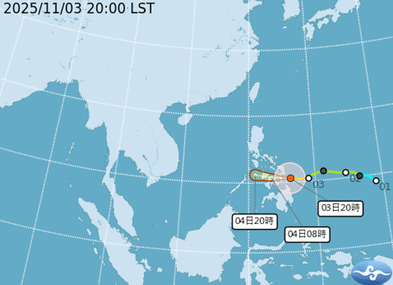 ▲▼             。（圖／中央氣象署、翻攝NOAA）