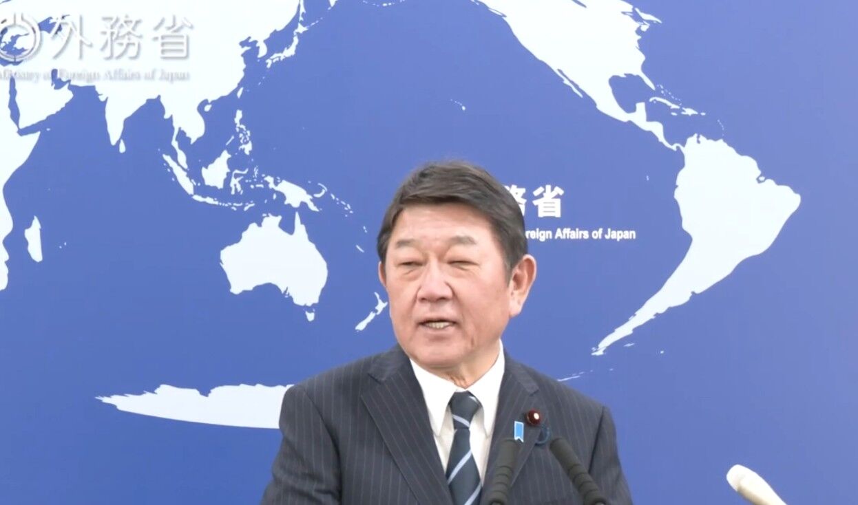 8492432 ▲▼日本外務大臣茂木敏充。(圖/翻攝自YouTube/日本外務省)