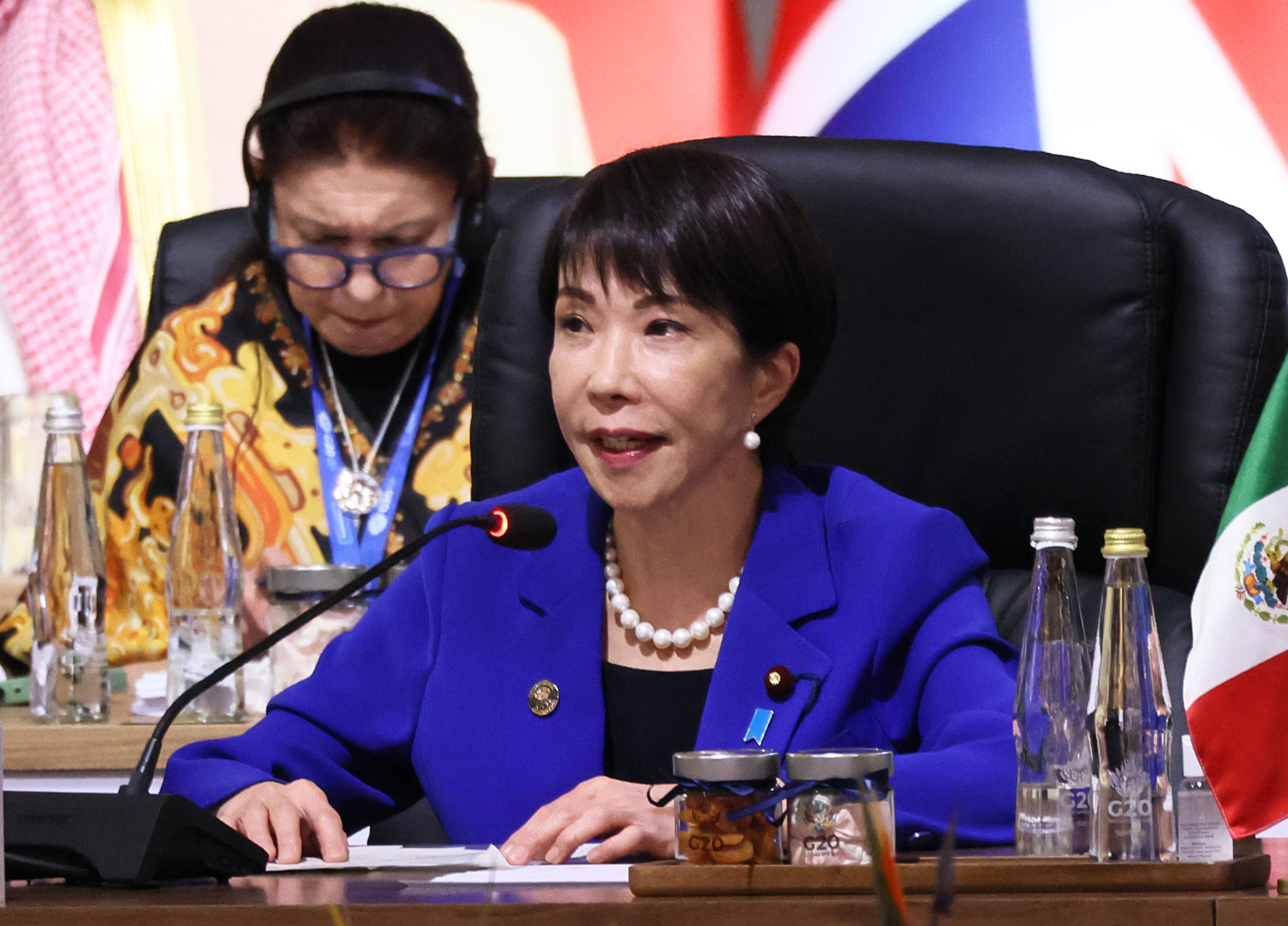 ▲▼日本首相高市早苗在南非約翰尼斯堡出席G20峰會。（圖／達志影像／美聯社）