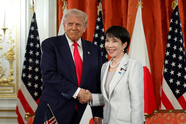 d8466371 ▲▼日本首相高市早苗與美國總統川普(Donald Trump)。(圖/路透)