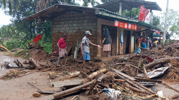 ▲▼  斯里蘭卡豪雨洪患造成153人死亡，總統宣布進入緊急狀態。（圖／達志影像／美聯社）