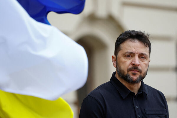 ▲▼烏克蘭總統澤倫斯基（Volodymyr Zelenskyy）。（圖／路透）