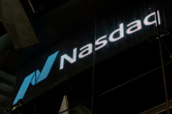 ▲▼全球大型交易所那斯達克（Nasdaq）。（圖／路透）