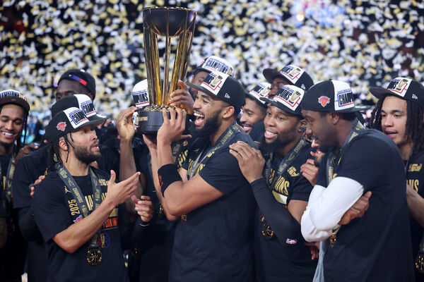 ▲唐斯幫助尼克奪下NBA盃冠軍，霸氣將1590萬台幣獎金全部捐出作善事。（圖／達志影像／美聯社）