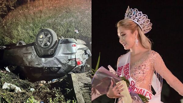 ▲▼墨選美小姐車禍亡！買聖誕禮「送給弱勢童」　途中離奇翻車。（圖／翻攝X）