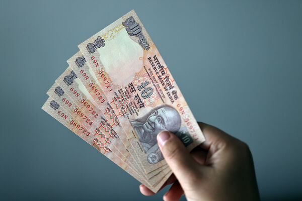 ▲▼印度貨幣,印度盧比（rupee）₹。（圖／VCG）