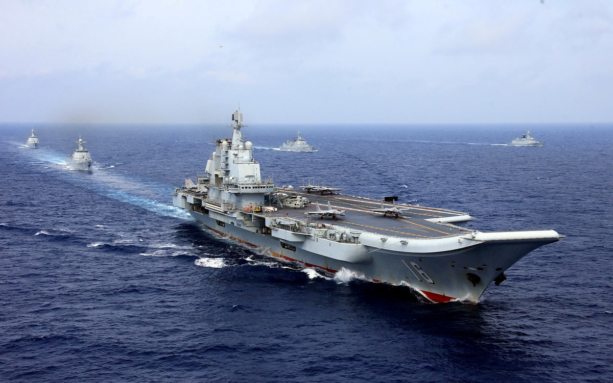 ▲▼中國大陸遼寧號航空母艦。（圖／路透社）
