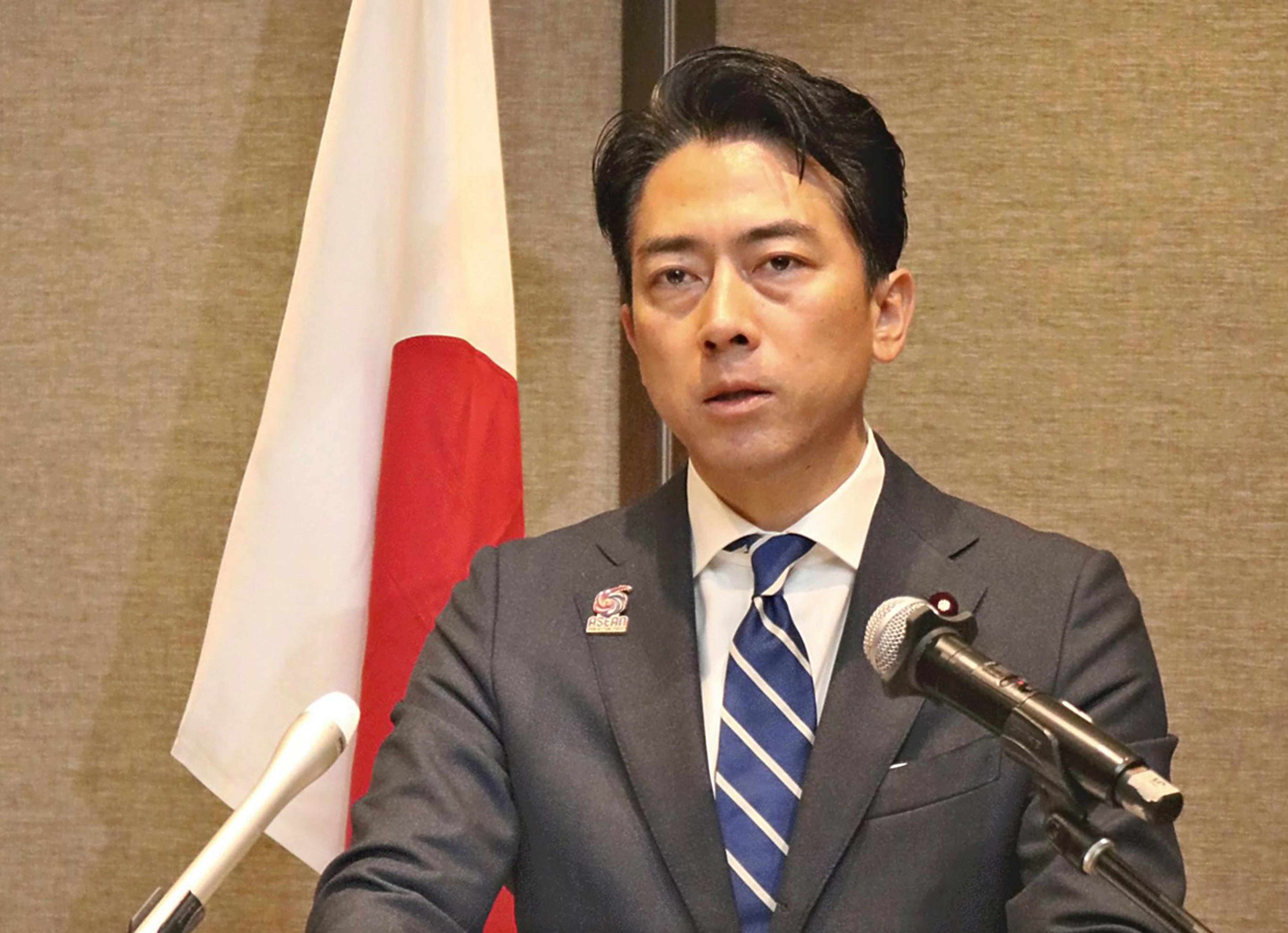 8505036-2 ▲日本防衛大臣小泉進次郎。(圖/達志影像/美聯社)