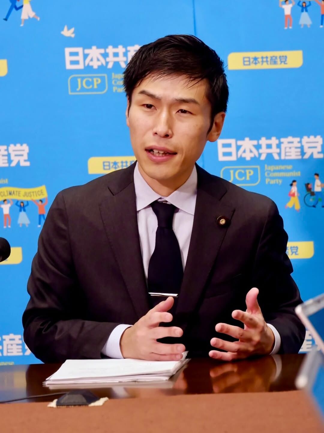 8537797 ▲▼日本共產黨參議員山添拓。(圖/翻攝自Instagram)