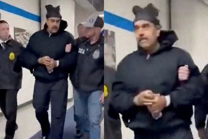 8565527-2 ▲▼委內瑞拉總統馬杜洛(Nicolás Maduro)被抓捕至美國。(圖/路透)