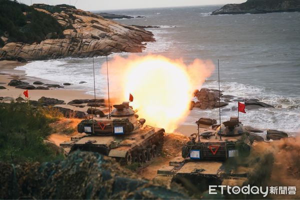 d6721665-1 ▲▼國軍金門防衛部,金防部太武操演。(圖/記者林名揚翻攝)