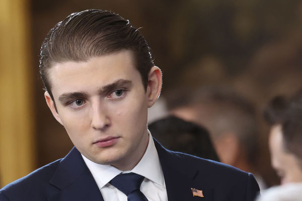 ▲▼美國總統川普（Donald Trump）的小兒子拜倫（Barron Trump）。（圖／達志影像／美聯社）