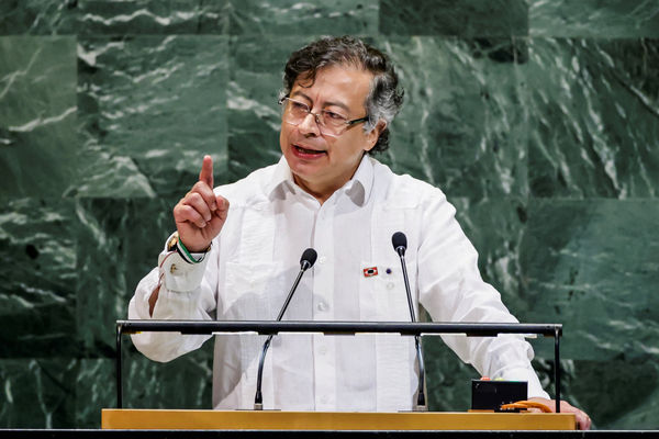 ▲▼哥倫比亞總統裴卓（Gustavo Petro）。（圖／達志影像／美聯社）