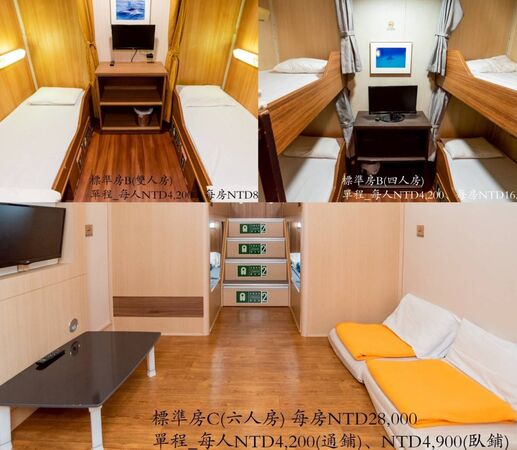 ▲雙人房、四人房與六人房。（圖／華岡提供）