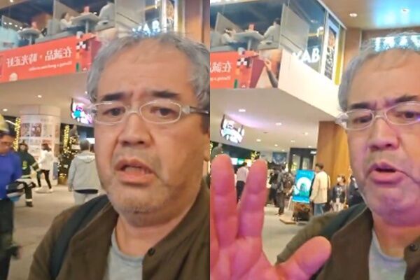 d8546541 ▲▼日記者目睹誠品砍人!徒手幫騎士止血。(圖/翻攝自木下黄太X)