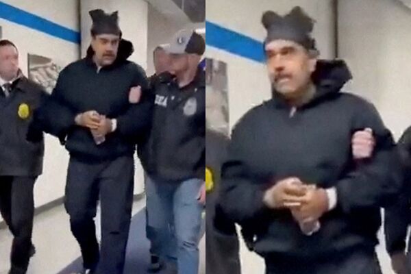 d8565527-3 ▲▼委內瑞拉總統馬杜洛(Nicolás Maduro)被抓捕至美國。(圖/路透)