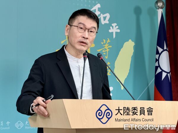 ▲▼陸委會副主委、發言人梁文傑。（圖／記者蔡紹堅攝）