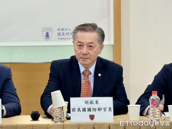 ▲▼前美國國防部官員胡振東。（圖／記者蔡紹堅攝）