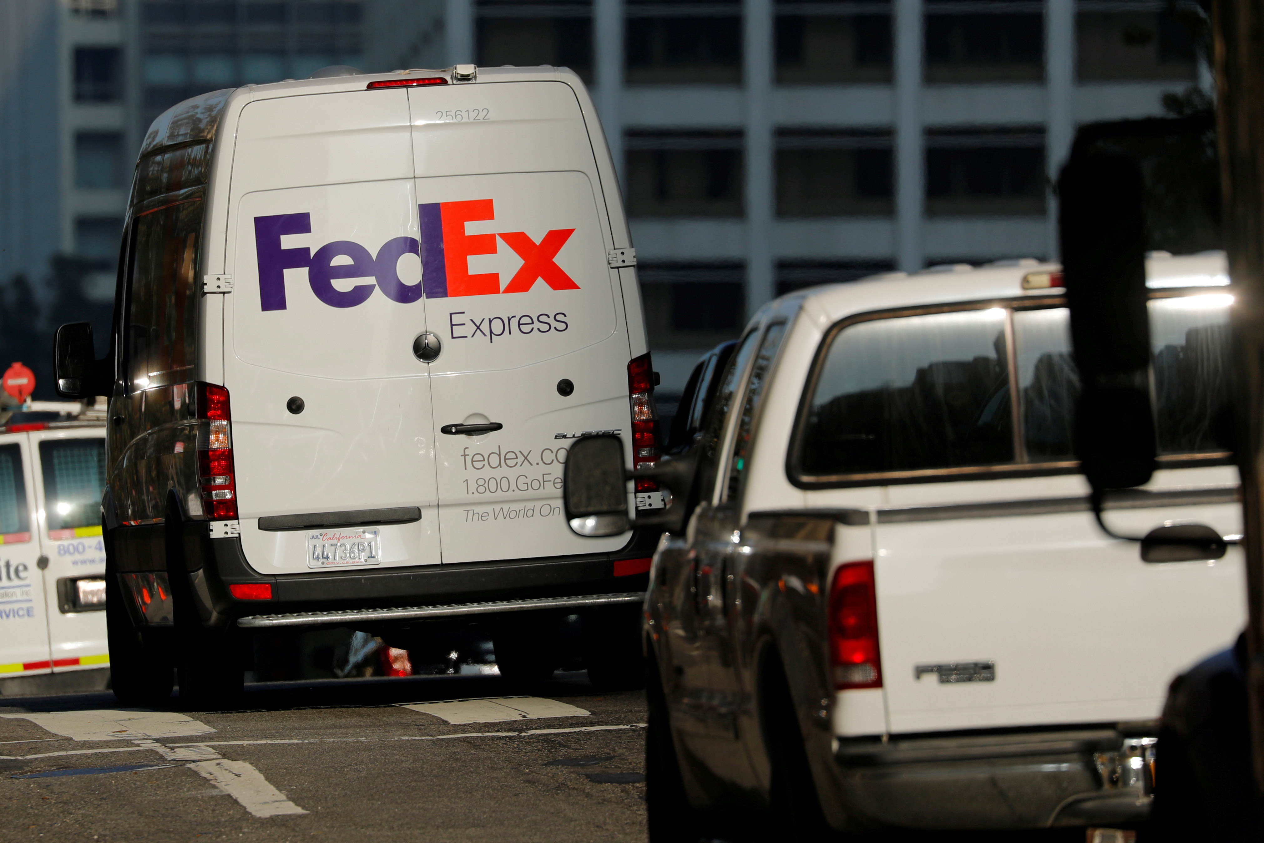 4386476-1 ▲▼ 聯邦快遞公司(FedEx)。(圖/路透)