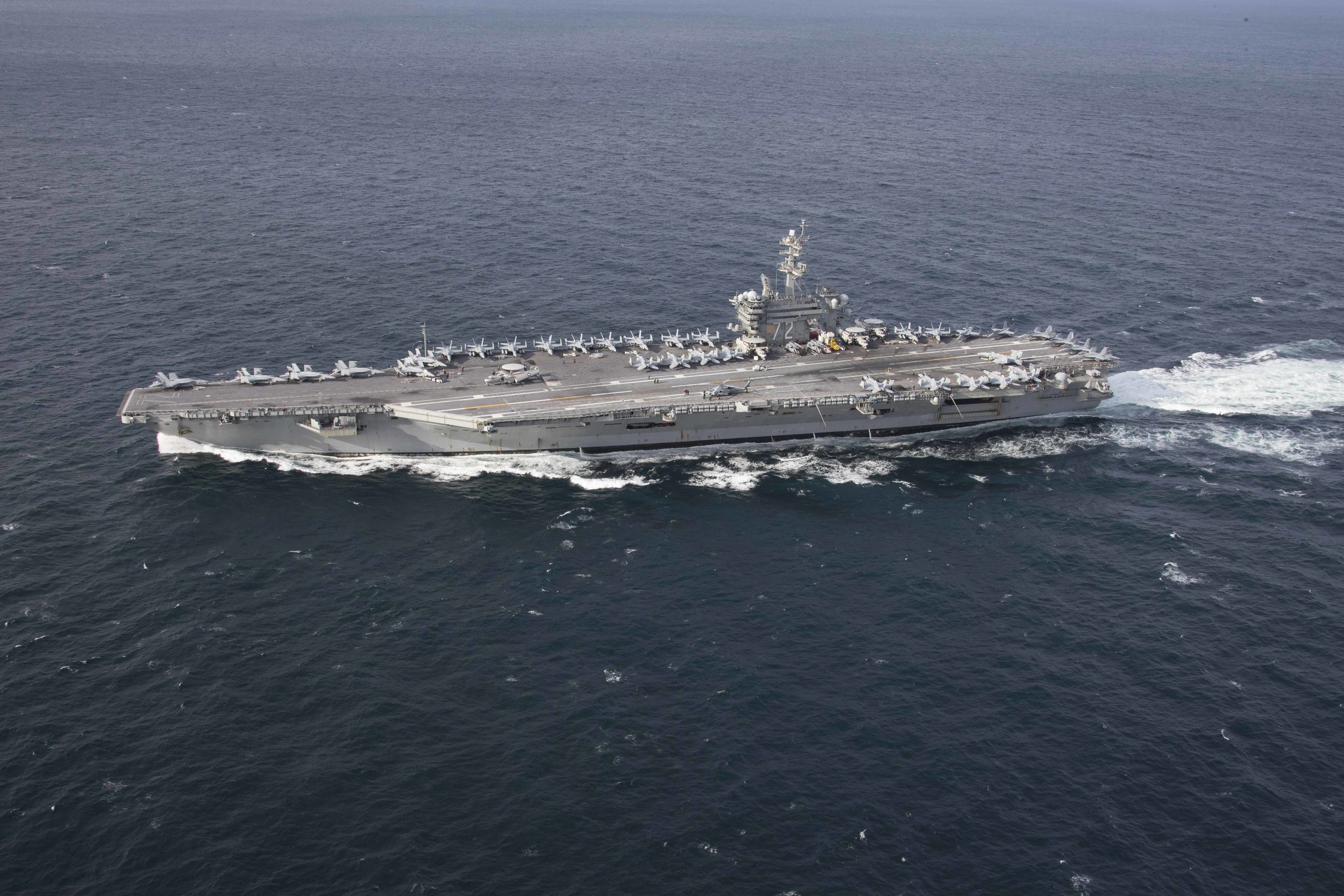 ▲美國航空母艦「林肯號」。（示意圖／達志影像／newscom）