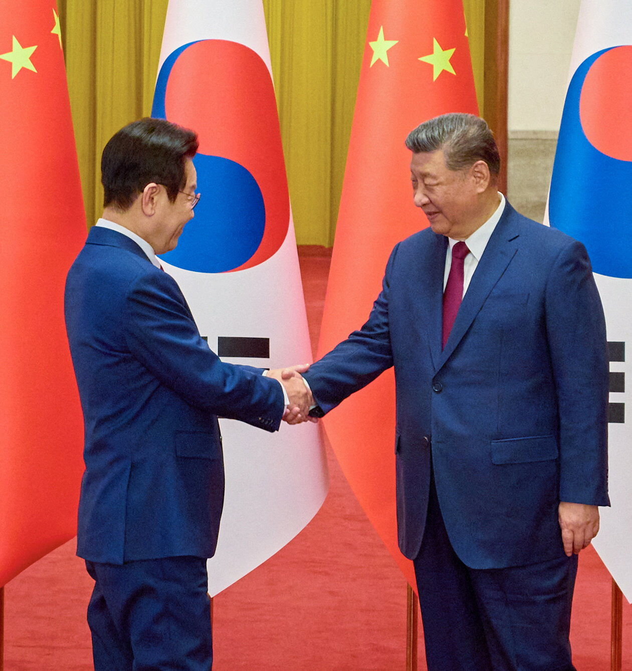 ▲▼南韓總統李在明高度重視恢復韓中關係。（圖／路透）