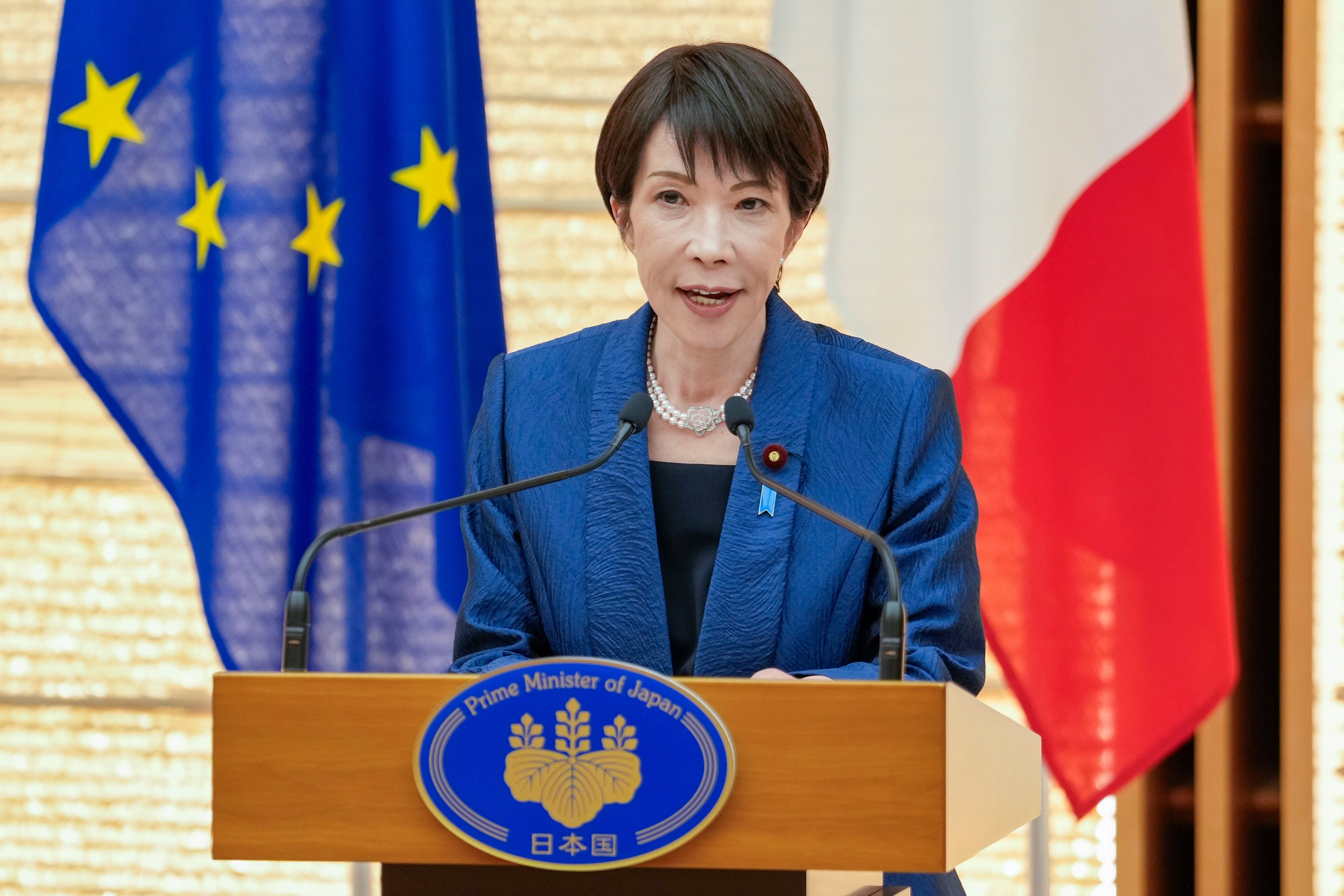 8586135 ▲▼日本首相高市早苗有意於23日召集國會時解散眾議院,進行改選。(圖/達志影像)