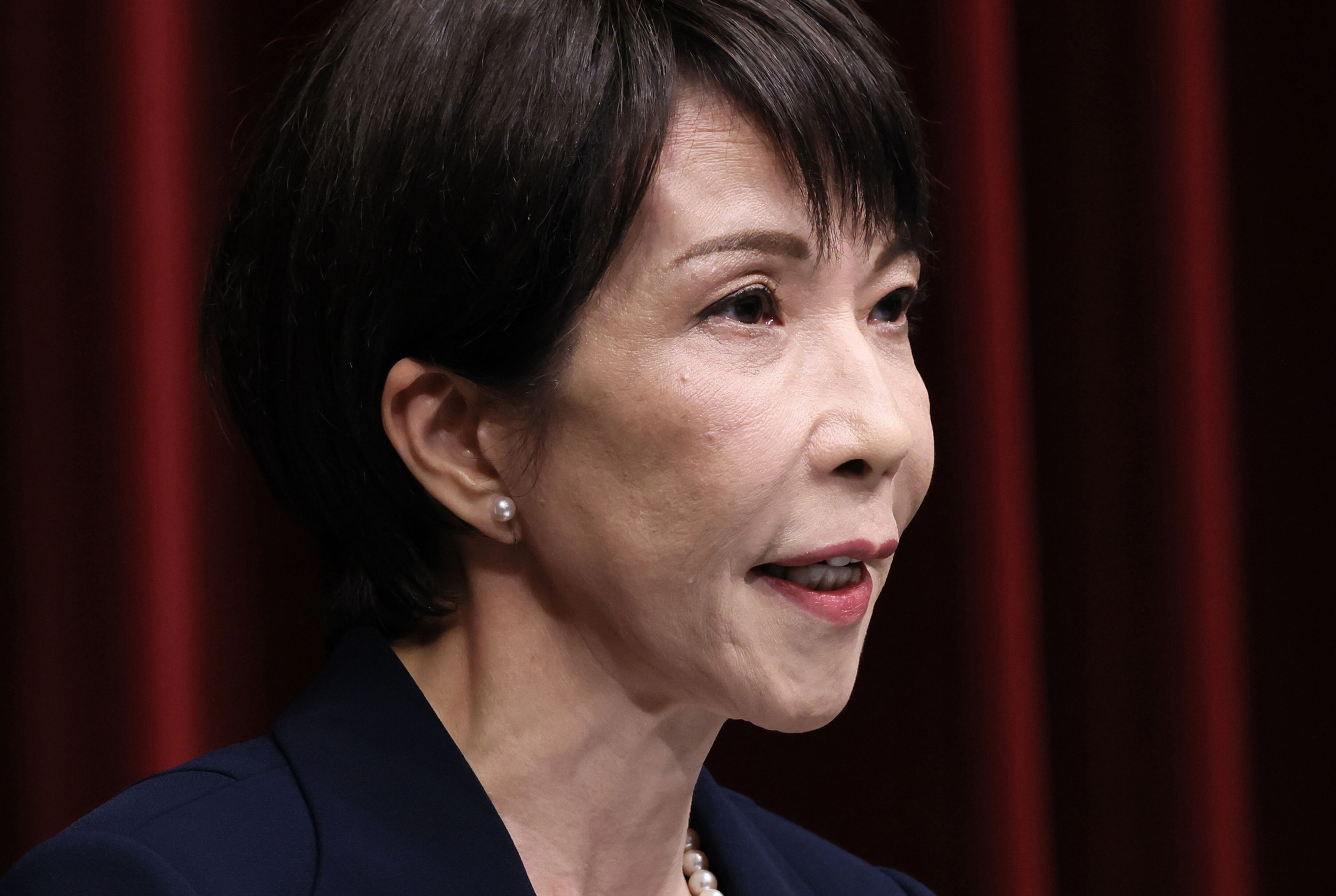 ▲▼日本首相高市早苗19日在總理官邸召開記者會，正式宣布23日解散眾議院。（圖／達志影像／美聯社）