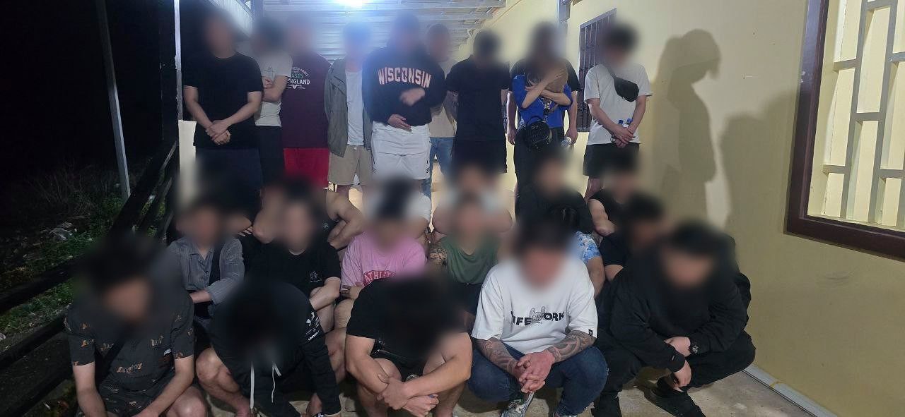 8593439 ▲▼南韓政府與柬埔寨當地警方聯手打詐,從蒙多基里省逮捕26名韓籍詐騙犯。(圖/大韓民國政府)