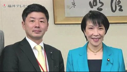8595930 ▲▼山本建與高市早苗。(圖/翻攝自日網)