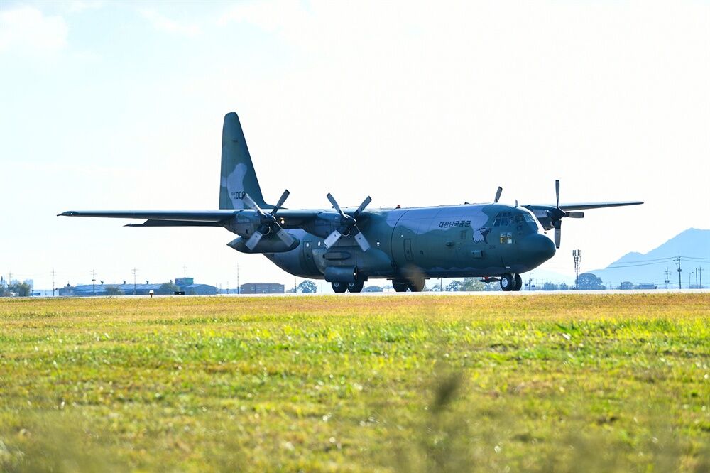 ▲▼南韓空軍運輸機C-130H。（圖／大韓民國空軍）