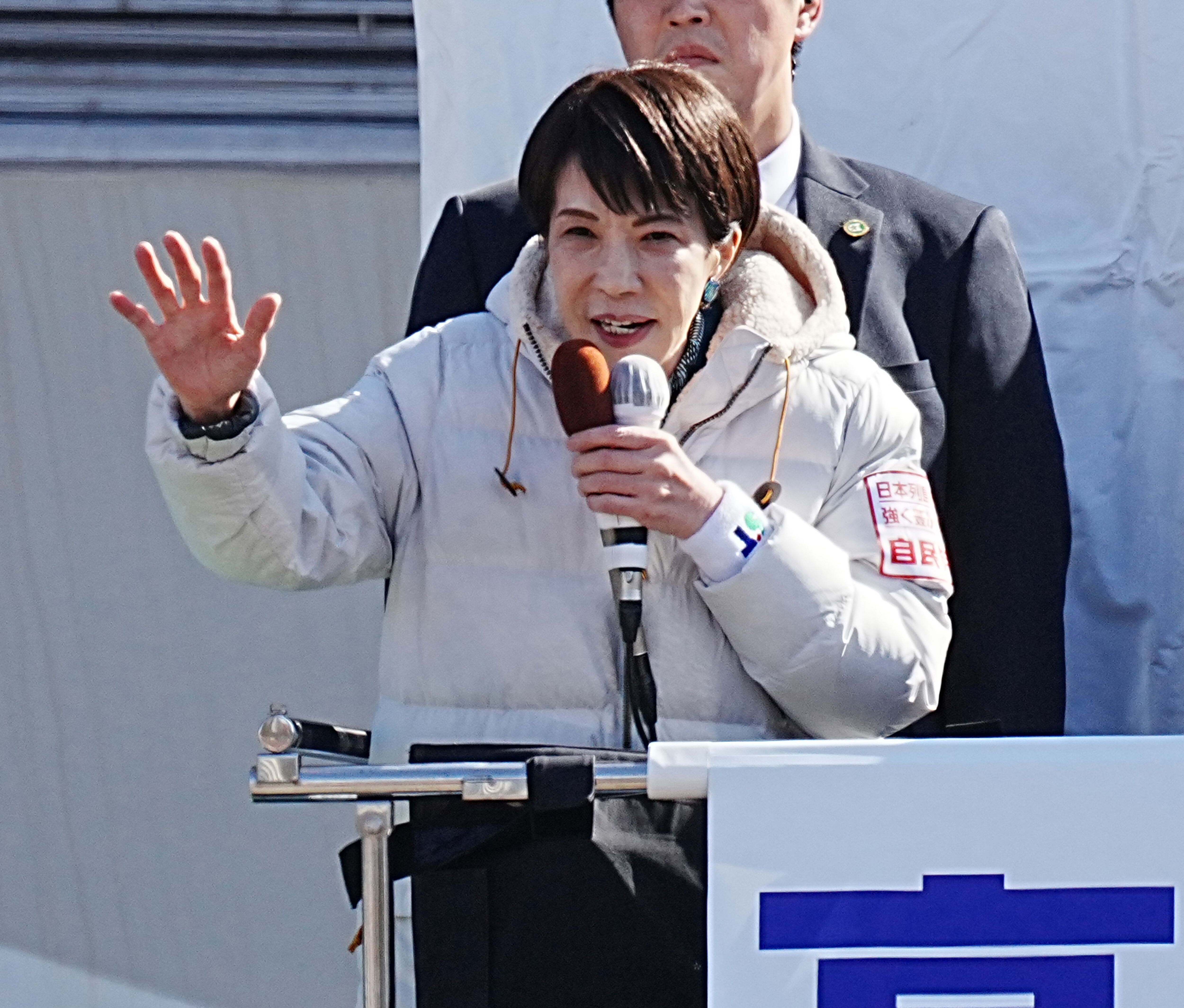 ▲▼日本首相兼自民黨總裁高市早苗30日前往大分縣進行競選演說。（圖／達志影像／美聯社）