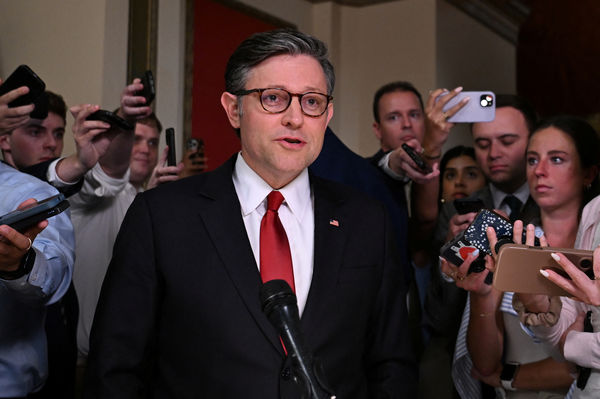 d8290932-1 ▲▼ 美國眾院議長強生(Mike Johnson)。(圖/路透)