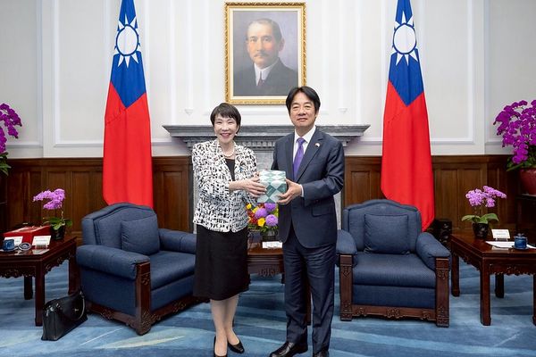 ▲▼賴清德總統曾接見日本前經濟安全保障擔當大臣高市早苗。（圖／總統府）
